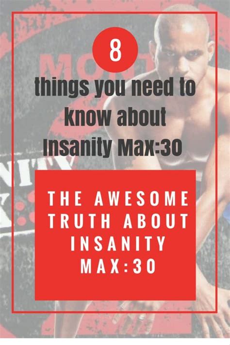 insanity max 30 calories burned|8 Important Things You Should Know About Insanity .